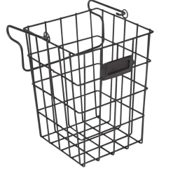 Gifi Rangement|Panière métal noire