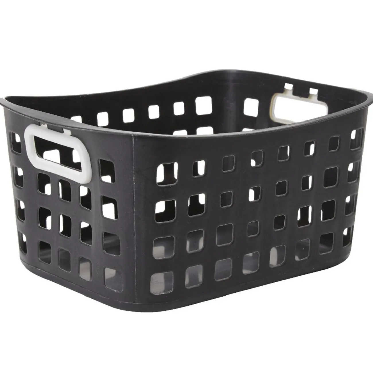 Gifi Rangement|Panière rectangulaire en plastique ajouré