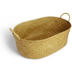 Gifi Rangement|Panière rectangulaire jonc de mer 46x17xH30cm
