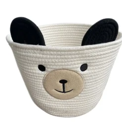 Gifi Rangement|Panière ronde motif animal Ø15xH10 cm