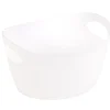 Gifi Rangement|Panière salle de bain blanc