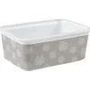 Gifi Rangement|Panière salle de bain design fleur 3 L