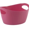 Gifi Rangement|Panière salle de bain rose