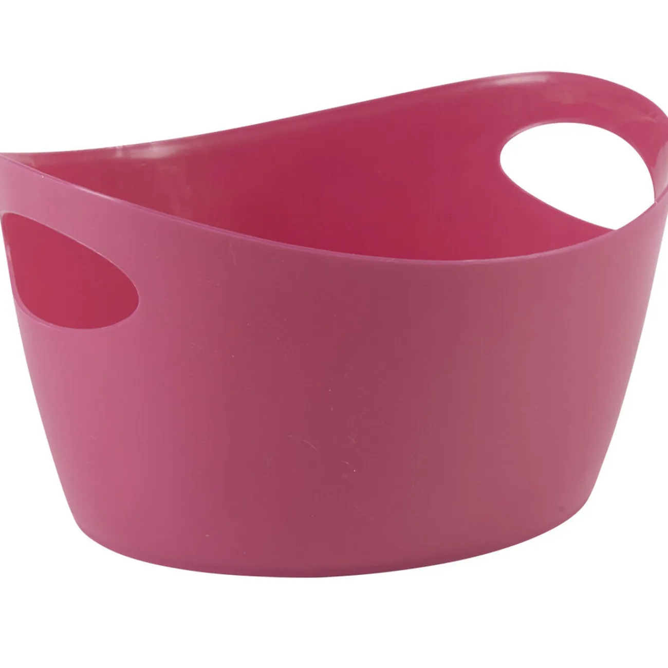 Gifi Rangement|Panière salle de bain rose