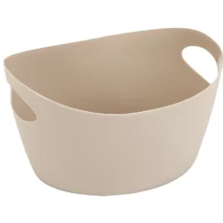 Gifi Entretien Du Linge|Panière salle de bain taupe