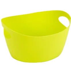 Gifi Rangement|Panière salle de bain vert