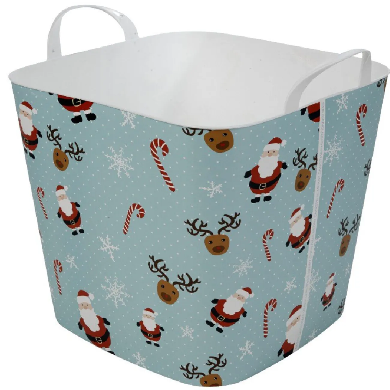 Gifi Rangement|Panière souple 25 L design Noël