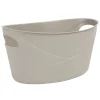 Gifi Rangement|Panière souple ovale 12 L moka