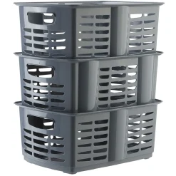 Gifi Entretien Du Linge|Panière superposable 9.3 L x3