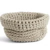 Gifi Aménagement Salle De Bain^Panière tressée 14x14x11cm beige