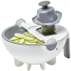 Best Gifi Passoire multifonctions rotative 9en1 mandoline