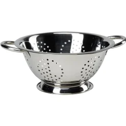 Discount Gifi Passoire ronde en inox gris