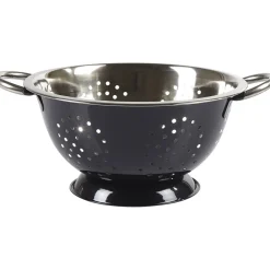Clearance Gifi Passoire ronde en inox noir et gris