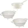 Outlet Gifi Passoire x2 et bol blancs XL