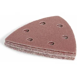 Gifi Quincaillerie^9 patins abrasifs en Corindon pour ponceuses vibrantes - 93 x 93 mm