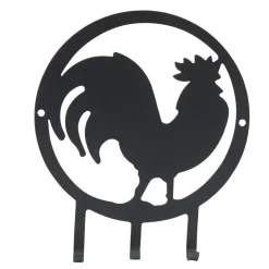 Gifi Rangement|Patère en forme de poule noire