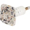 Gifi Rangement|Patère murale carrée motif terrazzo polyrésine 4,3x4,3cm