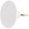 Gifi Rangement|Patère murale ronde blanc polyrésine Ø8cm