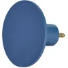 Gifi Rangement|Patère murale ronde bleu polyrésine Ø8cm