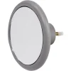 Gifi Rangement|Patère murale ronde miroir contour gris Ø12cm