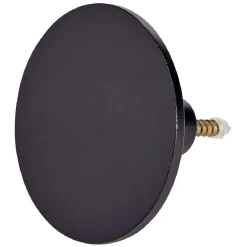 Gifi Rangement|Patère murale ronde noir polyrésine Ø8cm