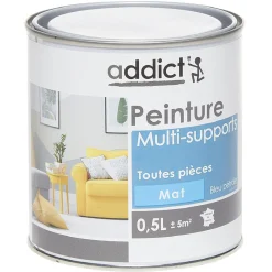 Gifi Peinture^Peinture multi-surfaces 0,5L bleu pétrôle mat