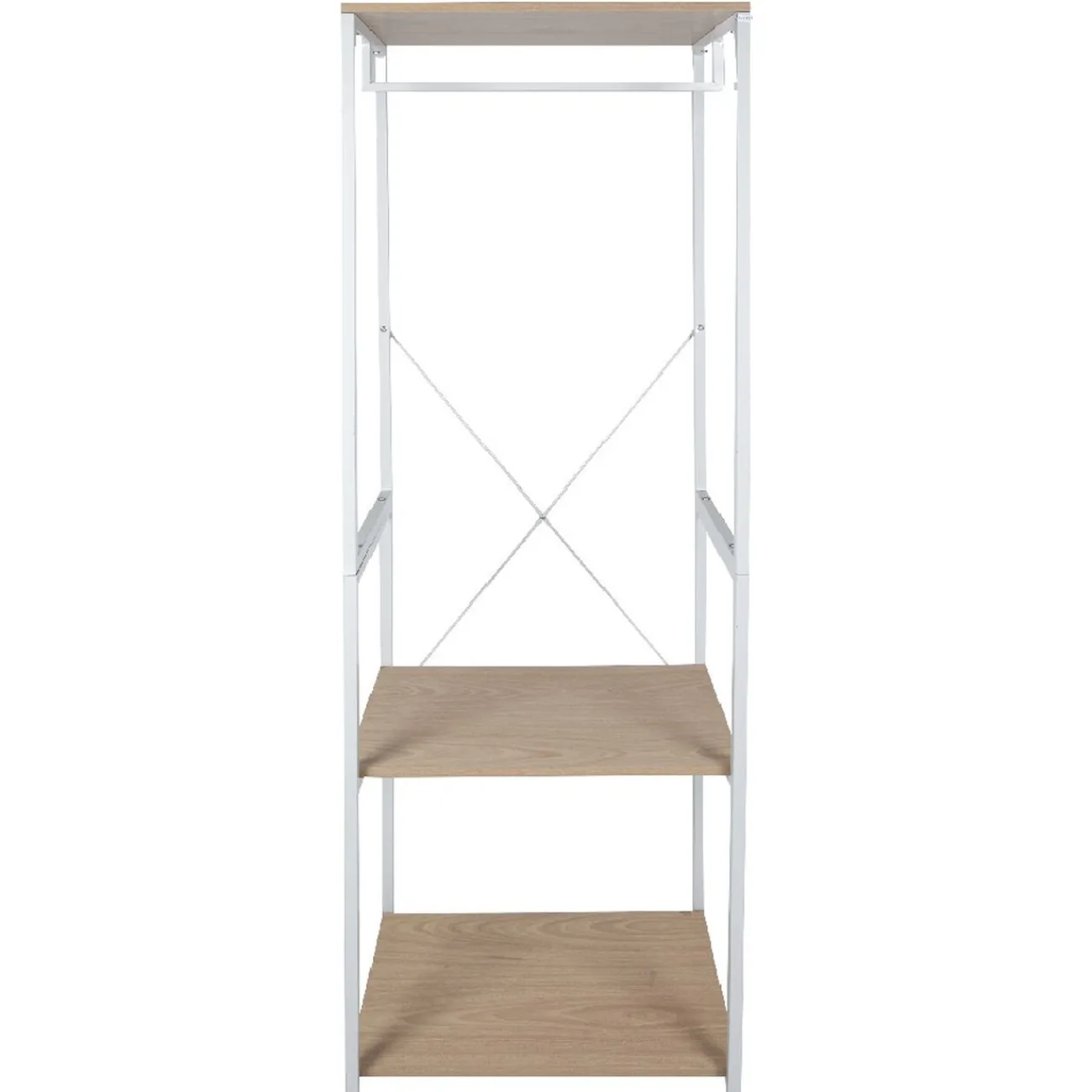 Gifi Rangement|Penderie blanche et bois