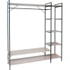 Gifi Rangement|Penderie bois XXL 6 étagères 160x40xH180cm