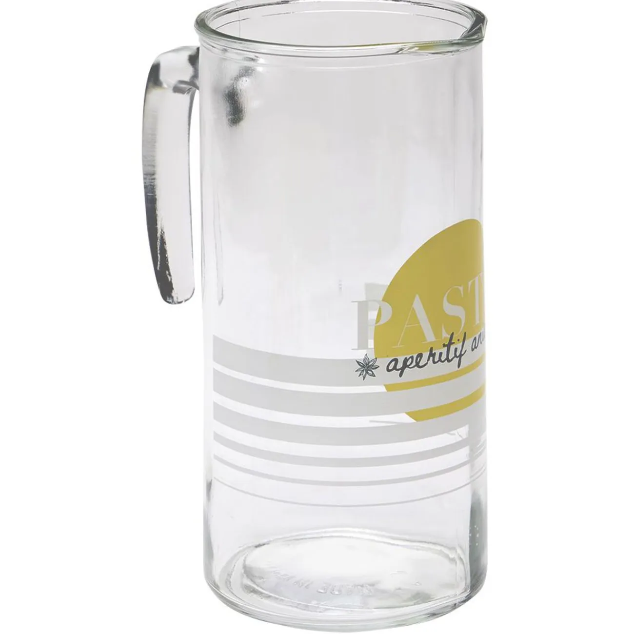 Best Gifi Pichet broc en verr inscription Pastis apéritif anisé 1L