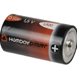 Gifi Pile^Pile Alcaline Homday Power LR20 x2