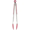 Sale Gifi Pince à viande inox et silicone rouge