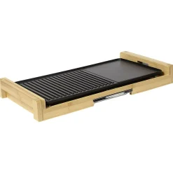 Clearance Gifi Plancha grill en bambou 1500W