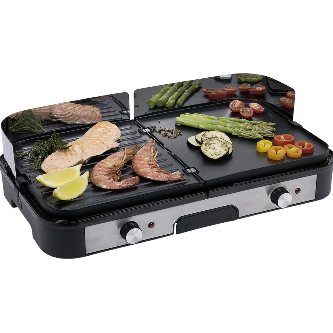Discount Gifi Plancha électrique double thermostat