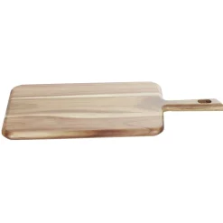 Clearance Gifi Planche à découper avec manche en acacia