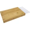 Hot Gifi Planche à découper avec plateau collecteur extractible 38x25,5xH3,5cm