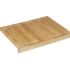 Hot Gifi Planche à découper avec rebord en bambou