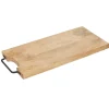 Sale Gifi Planche à découper bois avec poignée métal