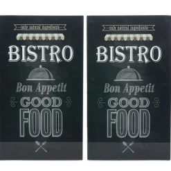 New Gifi Planche à découper cache plaque Bistro x2
