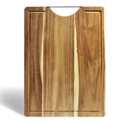 Sale Gifi Planche à découper en bois d'acacia 40x30x1,5cm