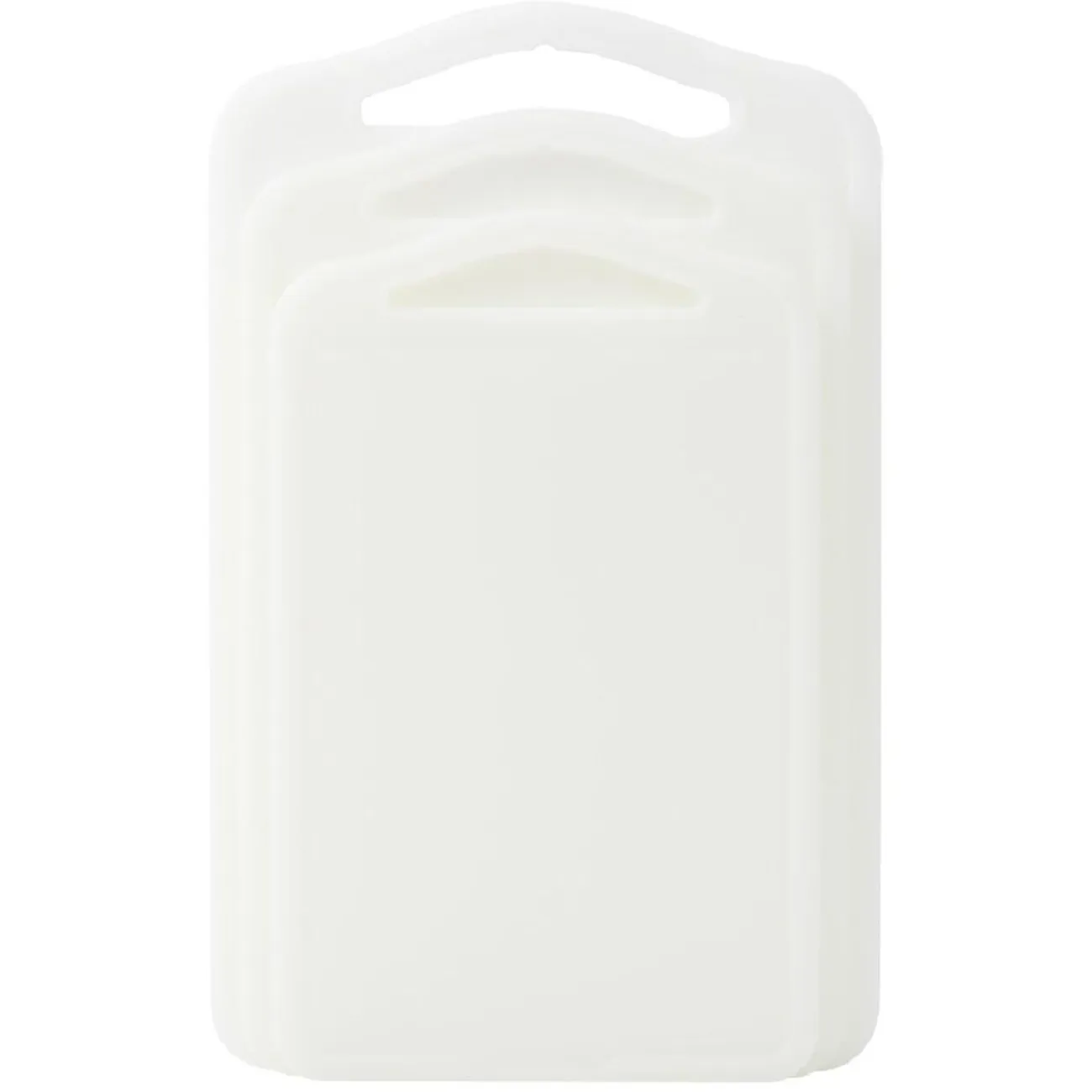Gifi Planche à découper polypropylène blanc x3