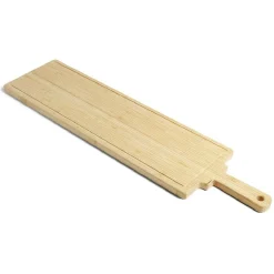 Best Gifi Planche de presentation et à découper en bambou 75x19,5xH1,8cm