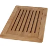 Outlet Gifi Planche à pain en bambou avec récupérateur de miettes 38x34x H1,5cm