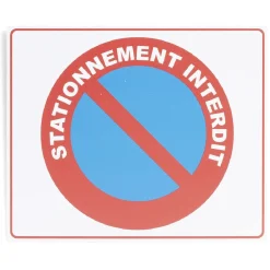 Gifi Colle Et Adhésif^Plaque signalétique "Sationnement interdit" - 24x20 cm