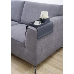 Best Gifi Plateau accoudoir canapé support verre et télécommande 42,5x32xH7cm