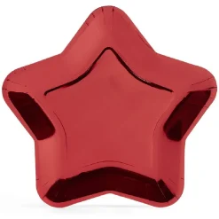 Best Gifi Plateau carton étoile rouge Ø24,5cm x6