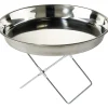 Sale Gifi Plateau crustacés avec support argenté et couteau