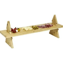 Sale Gifi Plateau de présentation en bambou design sapin L60cm