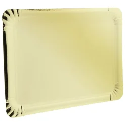 Sale Gifi Plateau de service en carton doré x3