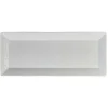 Sale Gifi Plateau de service rectangulaire martelé blanc