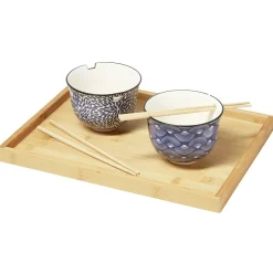 Sale Gifi Plateau en bambou beige